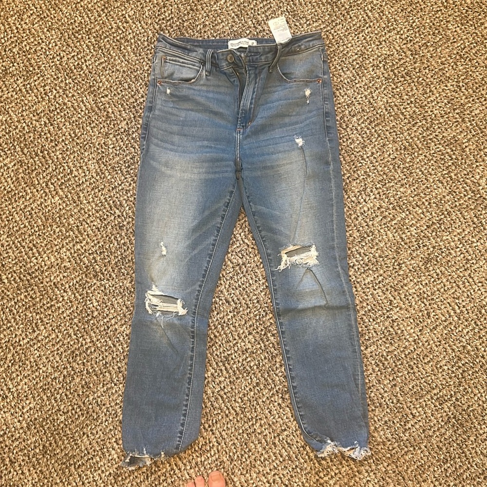 Abercrombie Distressed Skinny Jeans